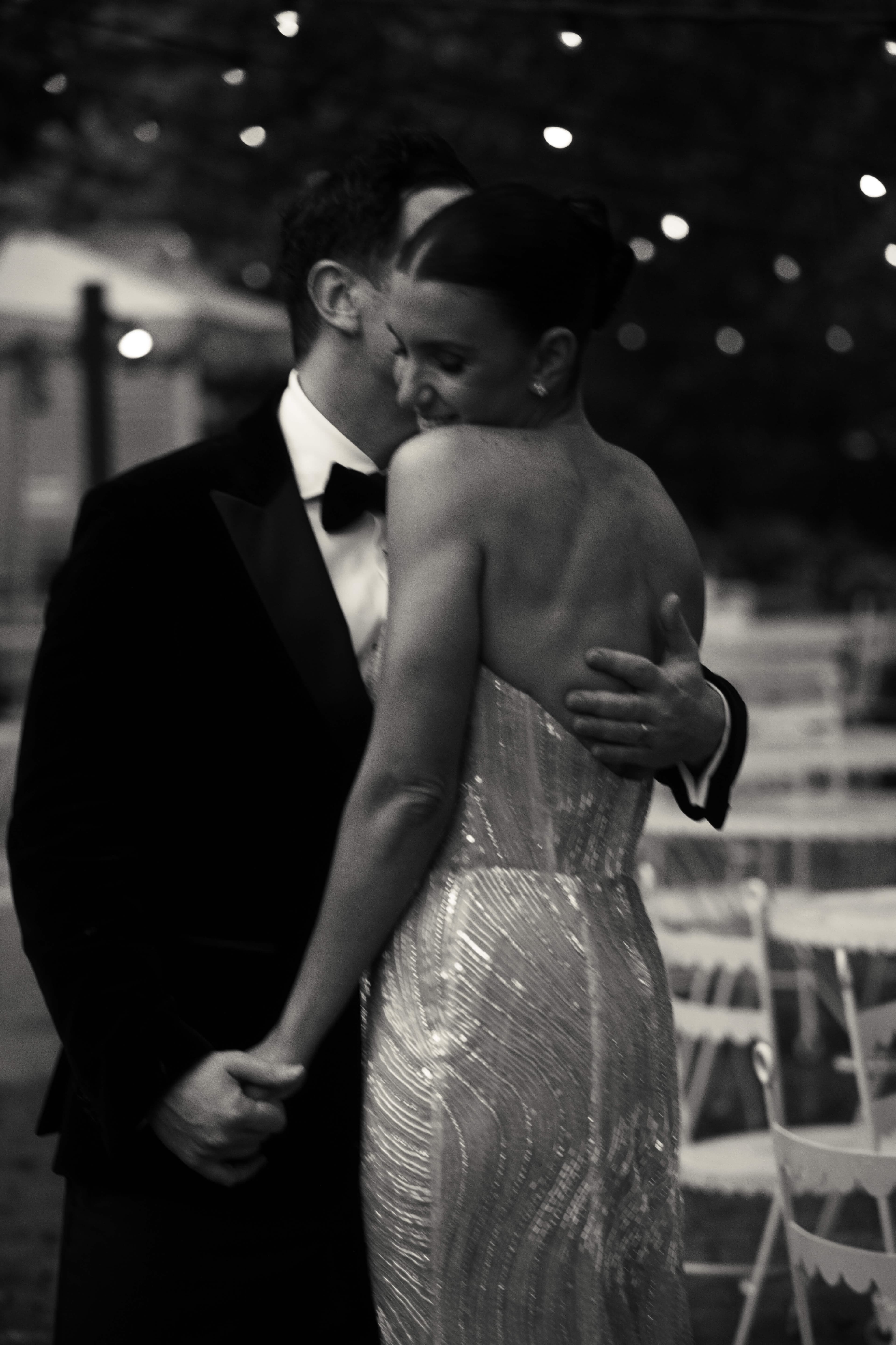 Bride and groom sharing a candid moment at a Hunter Valley wedding
